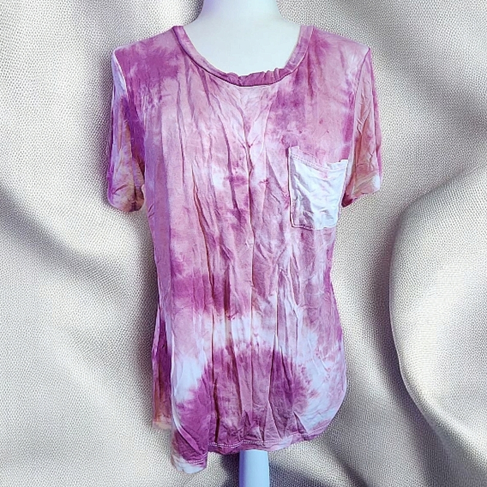 💖Pink Tie-Dye Women's Top